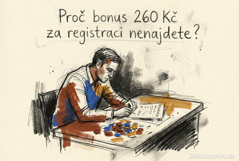 Proč bonus 260 Kč za registraci nenajdete? Pravda o českém trhu